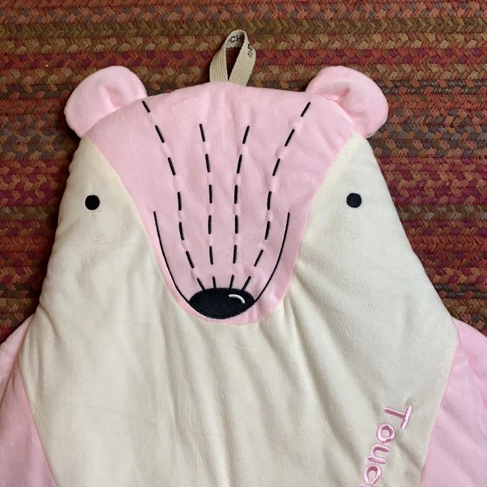 TOUCHDOG CRITTER HUGZ PINK ANIMAL DOG MAT / BED